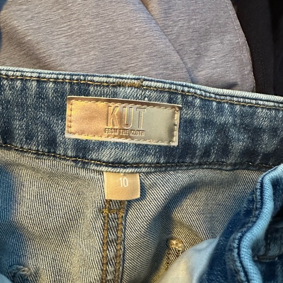 Kut from the Kloth Jodi Fab Ab Wide Leg Jeans Size 10 - Picture 4 of 4